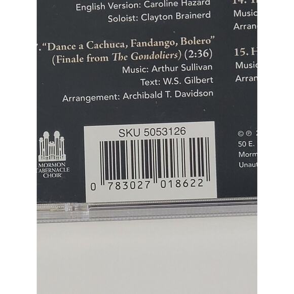 Men of the Mormon Tabernacle Choir: Orchestra At temple Square: Mack Wilberg - Picture 3 of 8